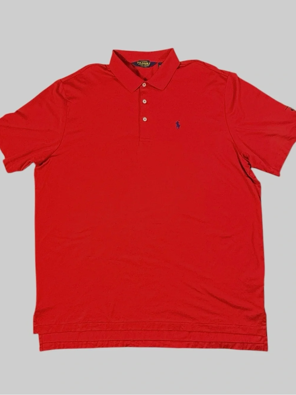 Polo Ralph Lauren Golf XXL Red Performance Polo Shirt Rivermont Country Club